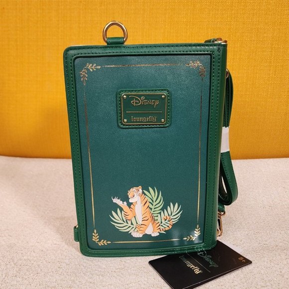Loungefly Disney Jungle Book Story Book Convertible Mini Backpack Crossbody Bag main image 14